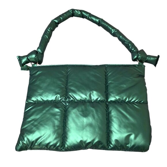 NWT - Starbucks Limited Edition Green Quilted Tote Bag With "Love Starbucks" Pri - Picture 4 of 6
